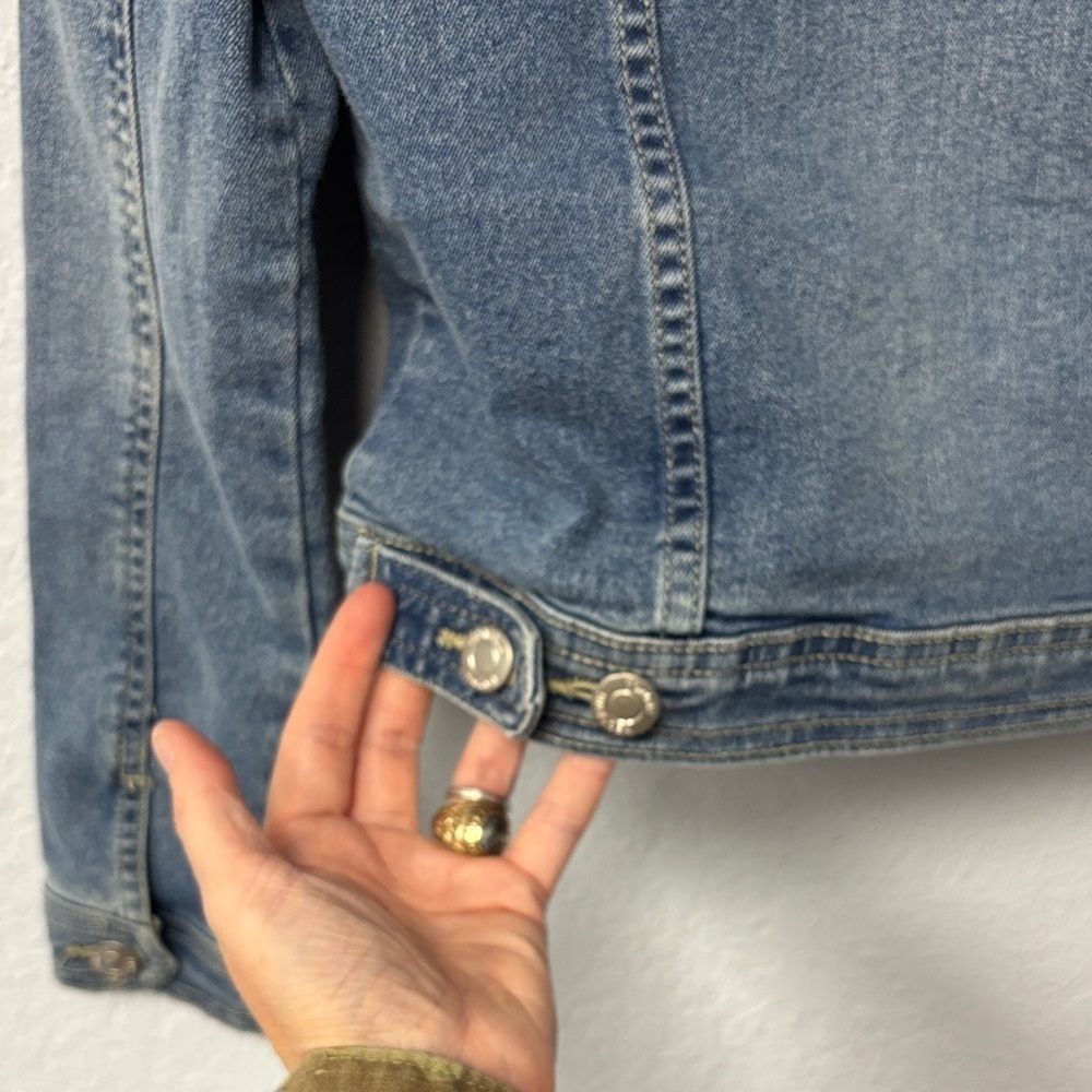 Tommy Hilfiger Classic Blue Jean Jacket, Girl’s Lg (12/14yo). Excellent Cndtn. - Picture 7 of 14